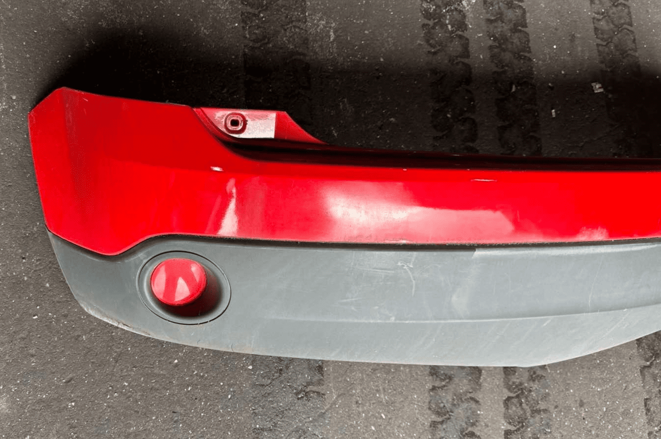 GENUINE FORD FIESTA MK6 FACELIFT REAR BUMPER COLORADO RED 2005 - 2008 NU58