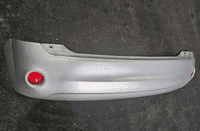 GENUINE FORD FIESTA MK6 FACELIFT REAR BUMPER MOONDUST SILVER 2005 - 2008