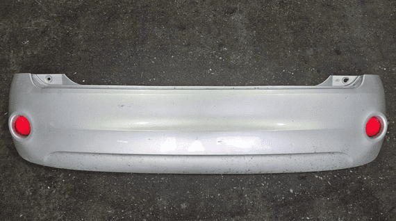 GENUINE FORD FIESTA MK6 FACELIFT REAR BUMPER MOONDUST SILVER 2005 - 2008