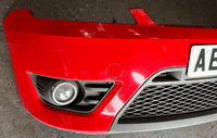 GENUINE FORD FIESTA MK6 ST ST150 ZETEC-S FRONT BUMPER COLORADO RED 2005-2008