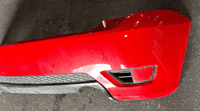 GENUINE FORD FIESTA MK6 ST ST150 ZETEC-S REAR BUMPER COLORADO RED 2005-2008