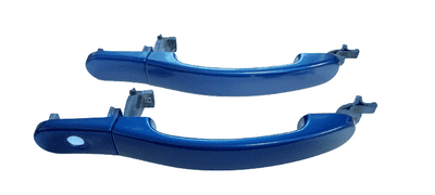 GENUINE FORD FIESTA MK6 ST150 PERFORMANCE BLUE 3DR DOOR HANDLES  2005-2008
