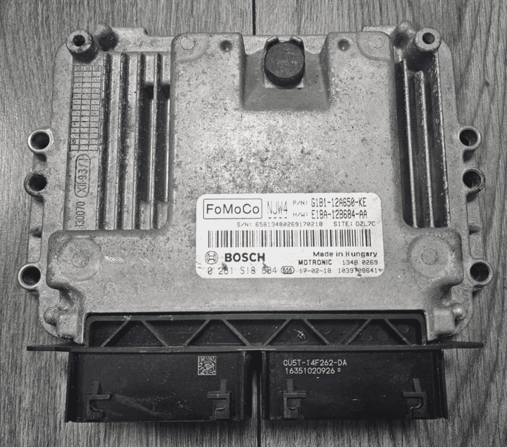 GENUINE FORD FIESTA MK7 1 0 PETROL ECU PCM MODULE G1B1-12A650-KE 2013 ...