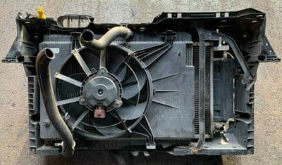 GENUINE FORD FIESTA MK7 1.6 TDCi RADIATOR RAD PACK HOUSING SHROUD FAN 2008-2012