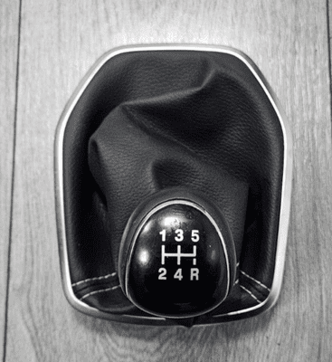 GENUINE FORD FIESTA MK7 5 SPEED MANUAL LEATHER GEAR KNOB GAITER 2013 - 2017