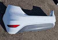 GENUINE FORD FIESTA MK7 BACK REAR BUMPER FROZEN WHITE 2008 - 2012