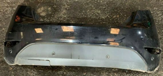 GENUINE FORD FIESTA MK7 BACK REAR BUMPER PANTHER BLACK PDC 2008 - 2012