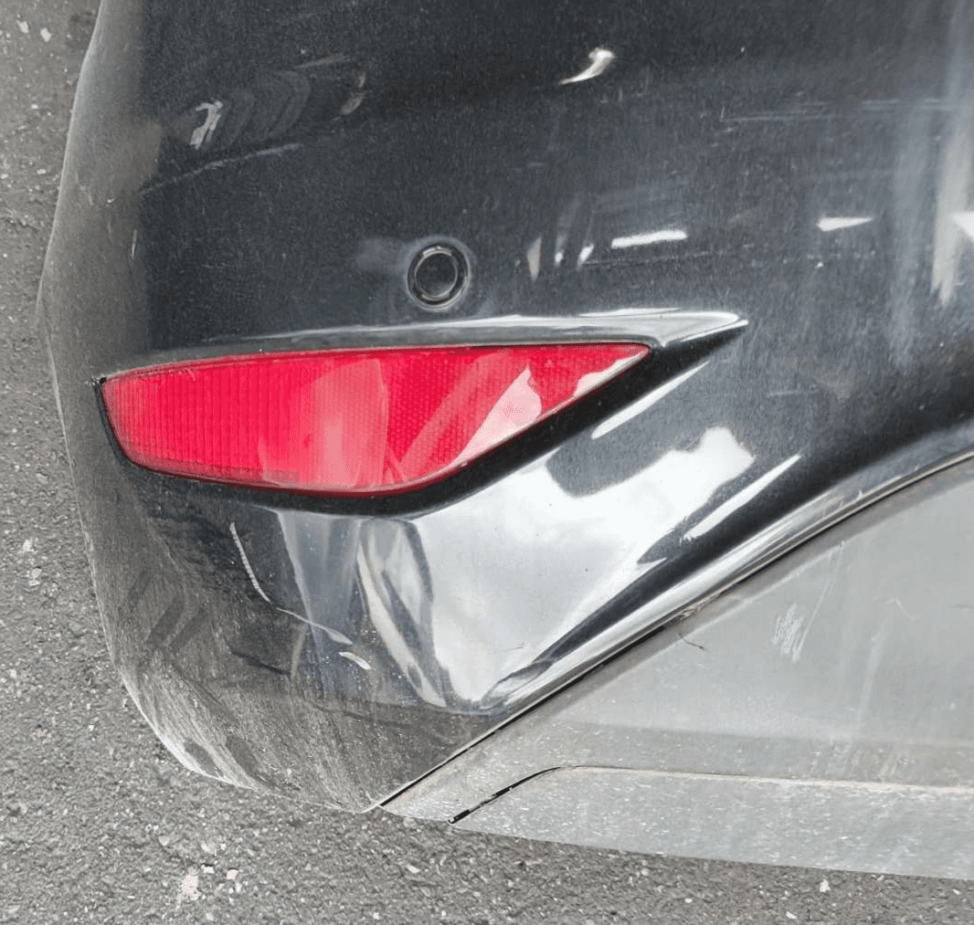 1801047 GENUINE FORD FIESTA MK7 BACK REAR BUMPER PANTHER BLACK PDC 2008 - 2012 AV14