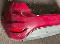 GENUINE FORD FIESTA MK7 BACK REAR BUMPER PDC BLUSH RED 2008 - 2012