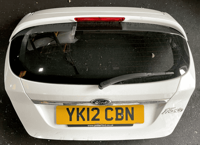 GENUINE FORD FIESTA MK7 BOOT HATCH LID TAILGATE BACK DOOR FROZEN WHITE 2008-2017