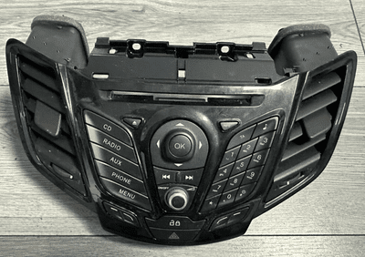 GENUINE FORD FIESTA MK7 CD PLAYER RADIO CONTROLS FASCIA BUTTONS BLACK 2013-2018