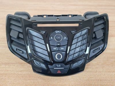 GENUINE FORD FIESTA MK7 CD PLAYER RADIO CONTROLS FASCIA BUTTONS BLACK 2013-2018
