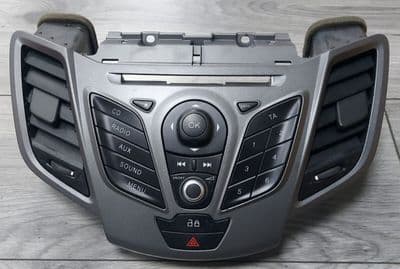GENUINE FORD FIESTA MK7 CD PLAYER RADIO CONTROLS FASCIA BUTTONS GREY 2013-2018