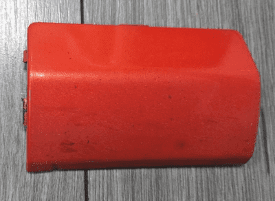 GENUINE FORD FIESTA MK7 DRIVER FRONT JACKING POINT COVER ORANGE 2013 - 2017