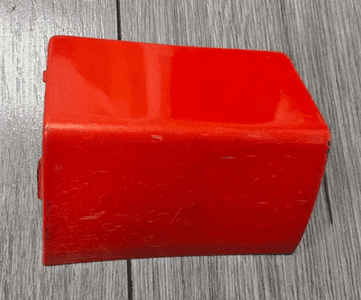 GENUINE FORD FIESTA MK7 DRIVER REAR JACKING POINT COVER ORANGE 2013 - 2017