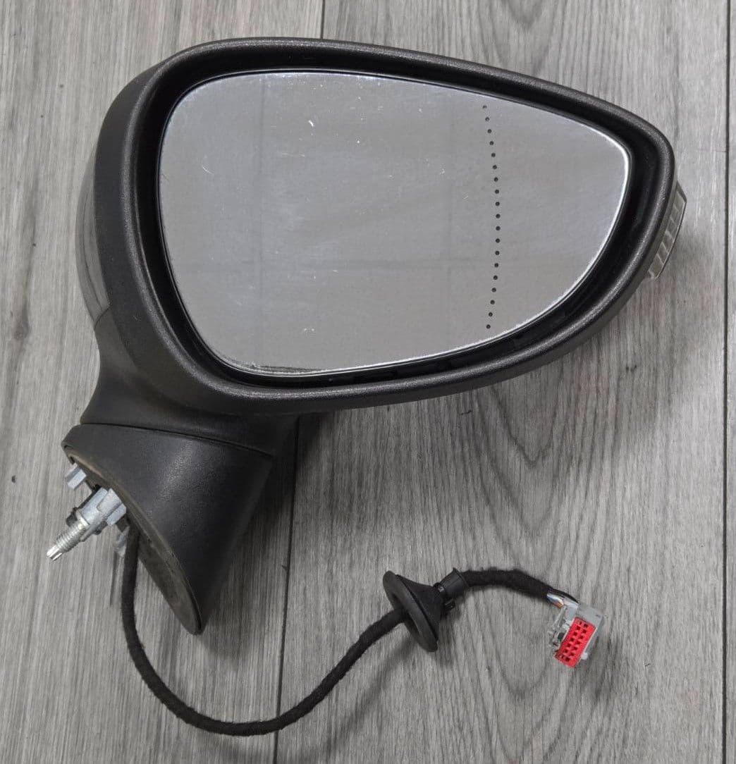 GENUINE FORD FIESTA MK7 DRIVER RIGHT DOOR WING MIRROR MAGNETIC GREY ...