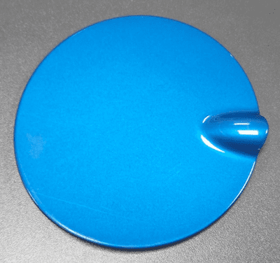 GENUINE FORD FIESTA MK7 FUEL FILLER FLAP DOOR COVER BLUE CANDY 2012 - 2017