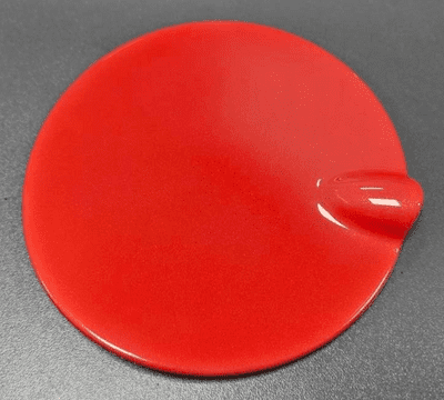 GENUINE FORD FIESTA MK7 FUEL FILLER FLAP DOOR COVER MOLTEN ORANGE 2012 - 2017