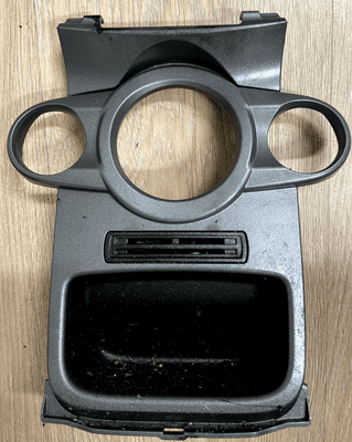 GENUINE FORD FIESTA MK7 HEATER CONTROL FASCIA HOUSING SURROUND GREY 2008 - 2014