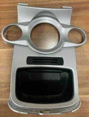 GENUINE FORD FIESTA MK7 HEATER CONTROL PANEL TRIM SURROUND SILVER 2008 - 2012