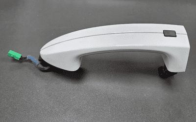 GENUINE FORD FIESTA MK7 KEYLESS FRONT DOOR HANDLE FROZEN WHITE 2013 - 2017