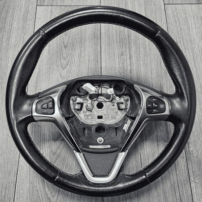 GENUINE FORD FIESTA MK7 LEATHER STEERING WHEEL C1BB-3600-FB1GF0 2013 - 2017