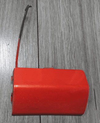 GENUINE FORD FIESTA MK7 PASSENGER FRONT JACKING POINT COVER ORANGE 2013 - 2017