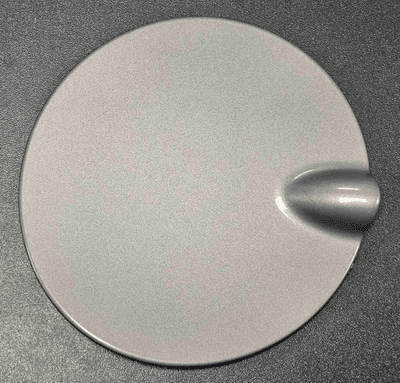 GENUINE FORD FIESTA MK7 PETROL FUEL FLAP DOOR COVER DARK MICASTONE 2012-2017