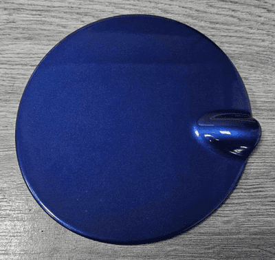 GENUINE FORD FIESTA MK7 PETROL FUEL FLAP DOOR COVER DEEP IMPACT BLUE 2012-2017