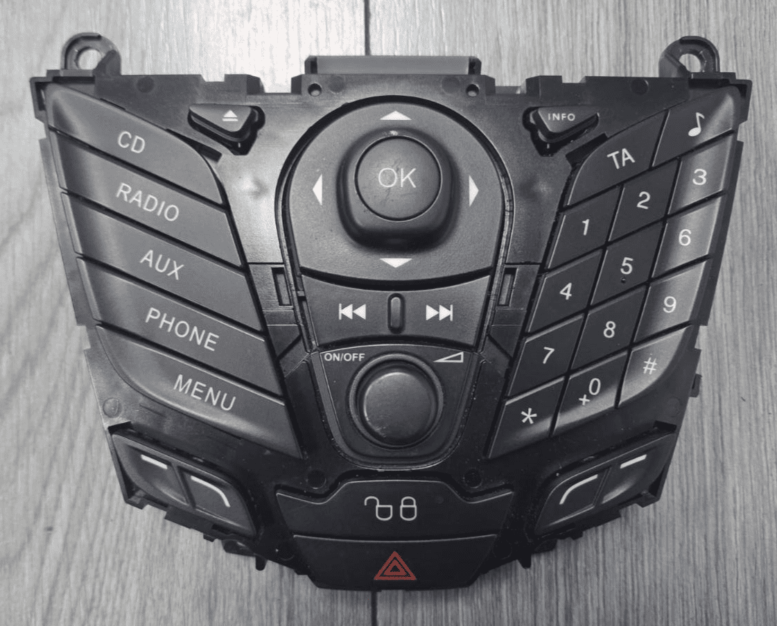 GENUINE FORD FIESTA MK7 RADIO BUTTONS CONTROL PANEL 8A6T-18K811-BE 2008 ...