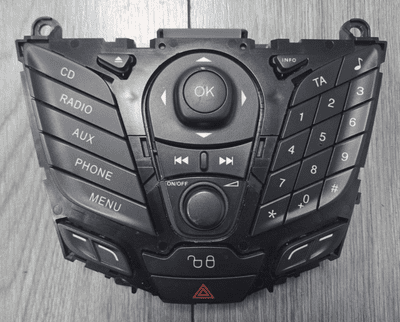 GENUINE FORD FIESTA MK7 RADIO BUTTONS CONTROL PANEL 8A6T-18K811-BE 2008 - 2012