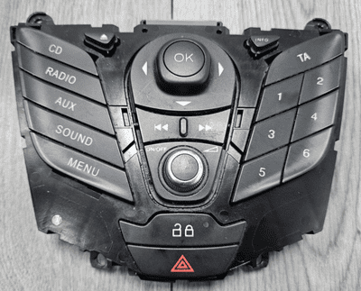 GENUINE FORD FIESTA MK7 RADIO BUTTONS CONTROL PANEL AV1T-18K811-NA 2013 - 2017