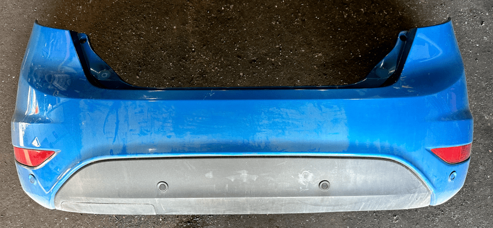 GENUINE FORD FIESTA MK7 REAR BACK BUMPER PDC IN BLUE CANDY 2008 - 2017