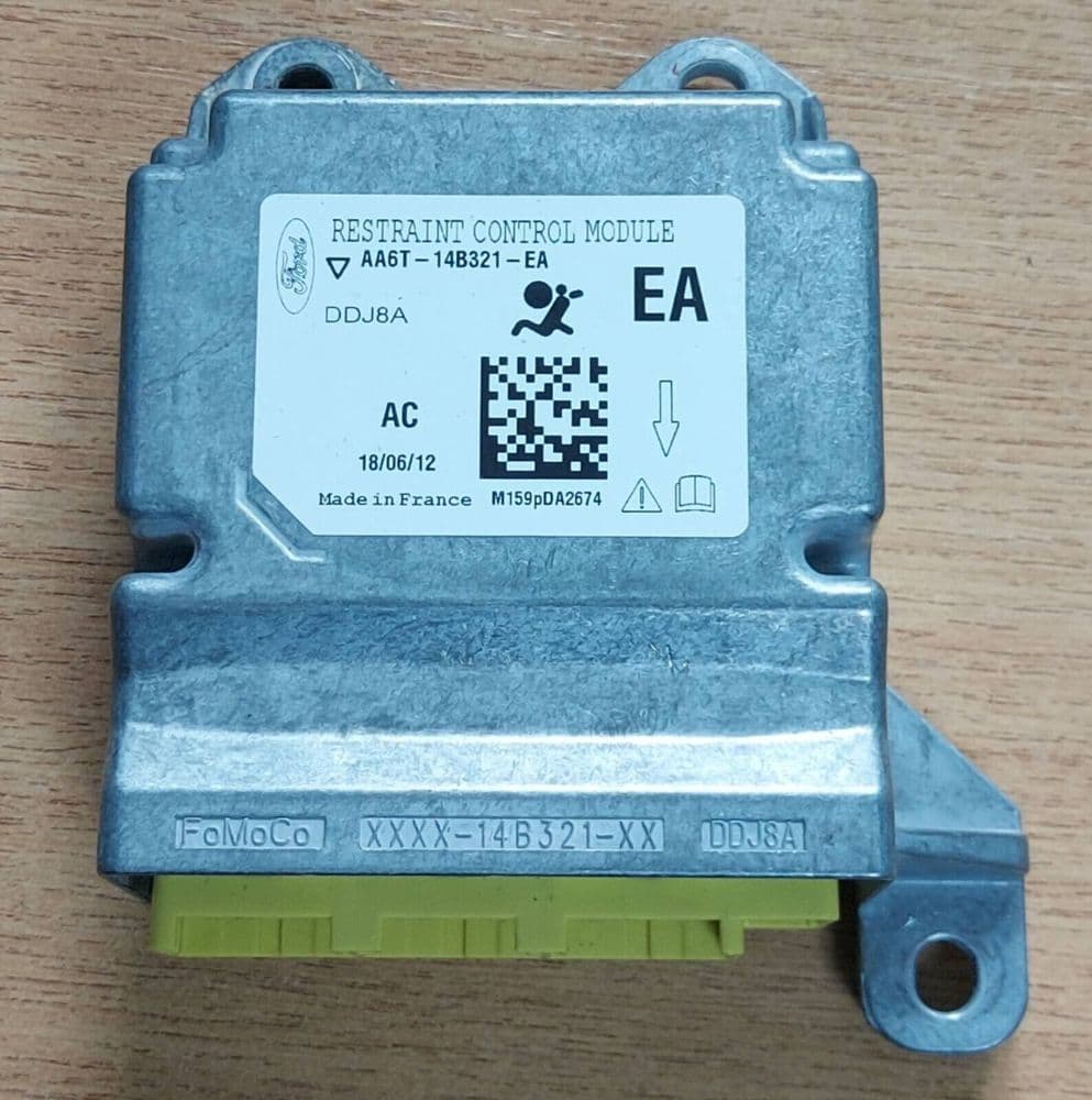 GENUINE FORD FIESTA MK7 SRS CONTROL MODULE AA6T-14B321-EA 2010 - 2012