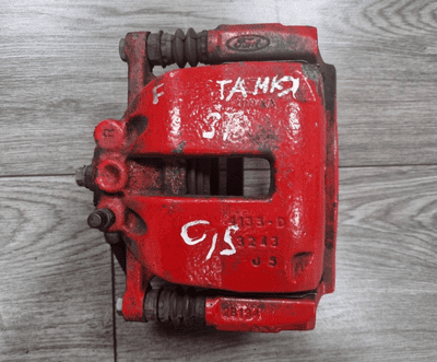 GENUINE FORD FIESTA MK7 ST FRONT DRIVER RED BRAKE CALIPER CARRIER 2013-2017