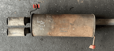GENUINE FORD FIESTA MK7 ST ST180 1.6 PETROL TWIN BACK EXHAUST BOX 2013-2017