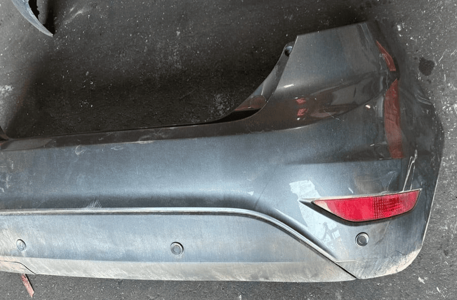 GENUINE FORD FIESTA MK7 TITANIUM REAR BUMPER PDC MAGNETIC GREY 2013 ...