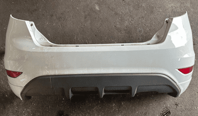 GENUINE FORD FIESTA MK7 ZETEC-S BACK REAR BUMPER FROZEN WHITE 2008 - 2012