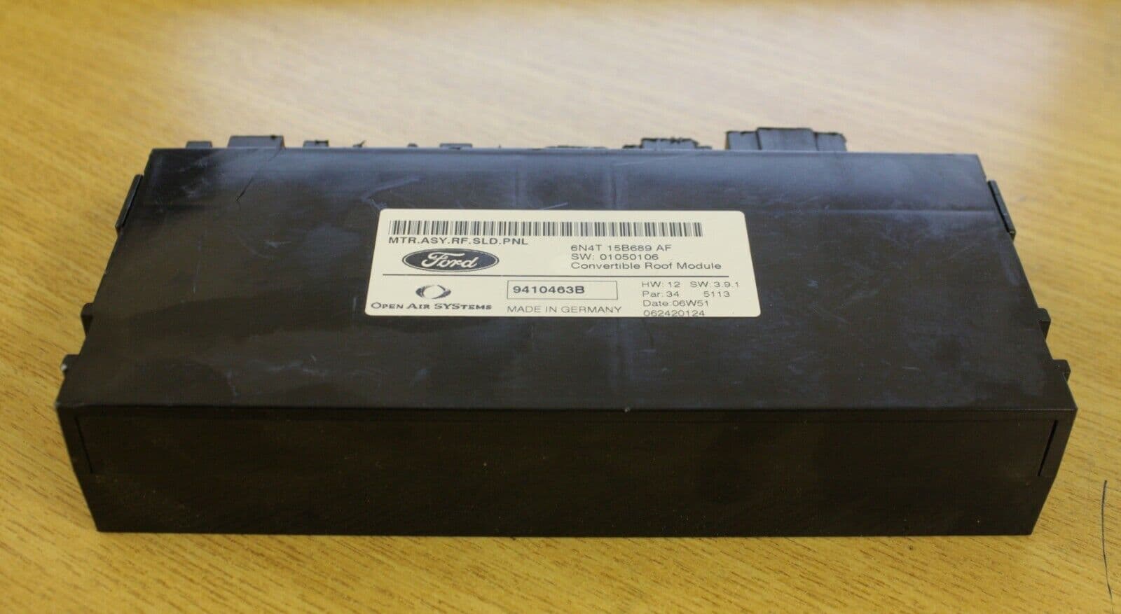GENUINE FORD FOCUS CONVERTIBLE ROOF CONTROL MODULE 6N4T-15B689-AH 2006 ...