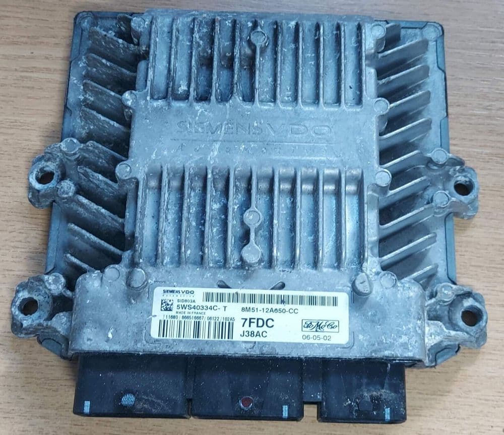 GENUINE FORD FOCUS MK2 1 6 TDCi ENGINE ECU COMPUTER 8M51-12A650-CC 2008 ...