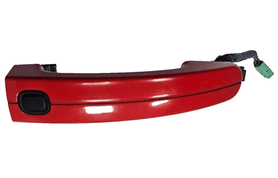 GENUINE FORD FOCUS MK2 FRONT DRIVER KEYLESS DOOR HANDLE COLORADO RED 2008 - 2011