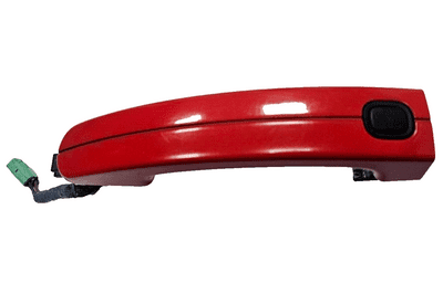 GENUINE FORD FOCUS MK2 FRONT PASSENGER LEFT KEYLESS DOOR HANDLE RED 2008 - 2011