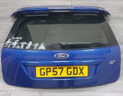 GENUINE  FORD FOCUS MK2 ST REAR BOOT TAILGATE PERFORMANCE BLUE 2006-2008