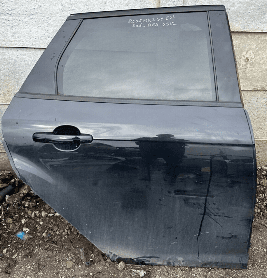 GENUINE FORD FOCUS MK3 ESTATE DRIVER RIGHT REAR DOOR PANTHER BLACK 2011 ...
