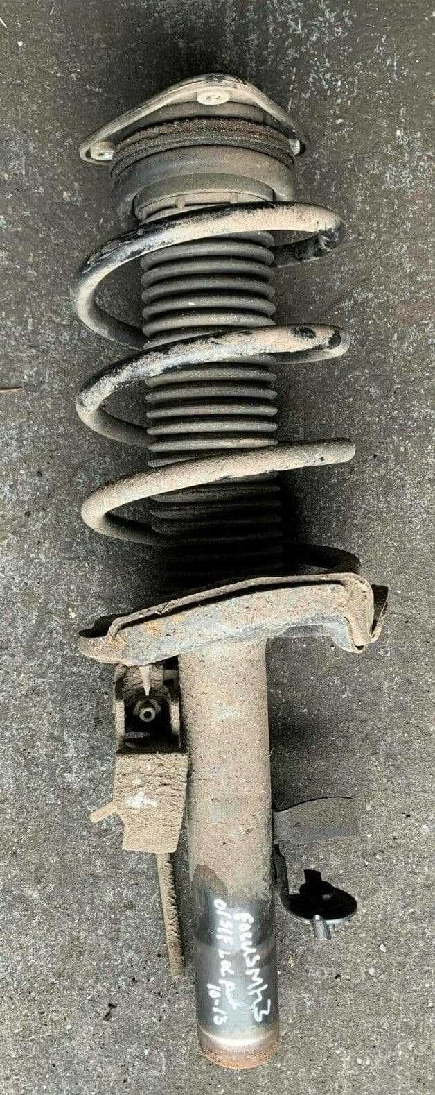 GENUINE FORD FOCUS MK3 FRONT DRIVER OS SUSPENSION LEG STRUT SPRING 2011 ...