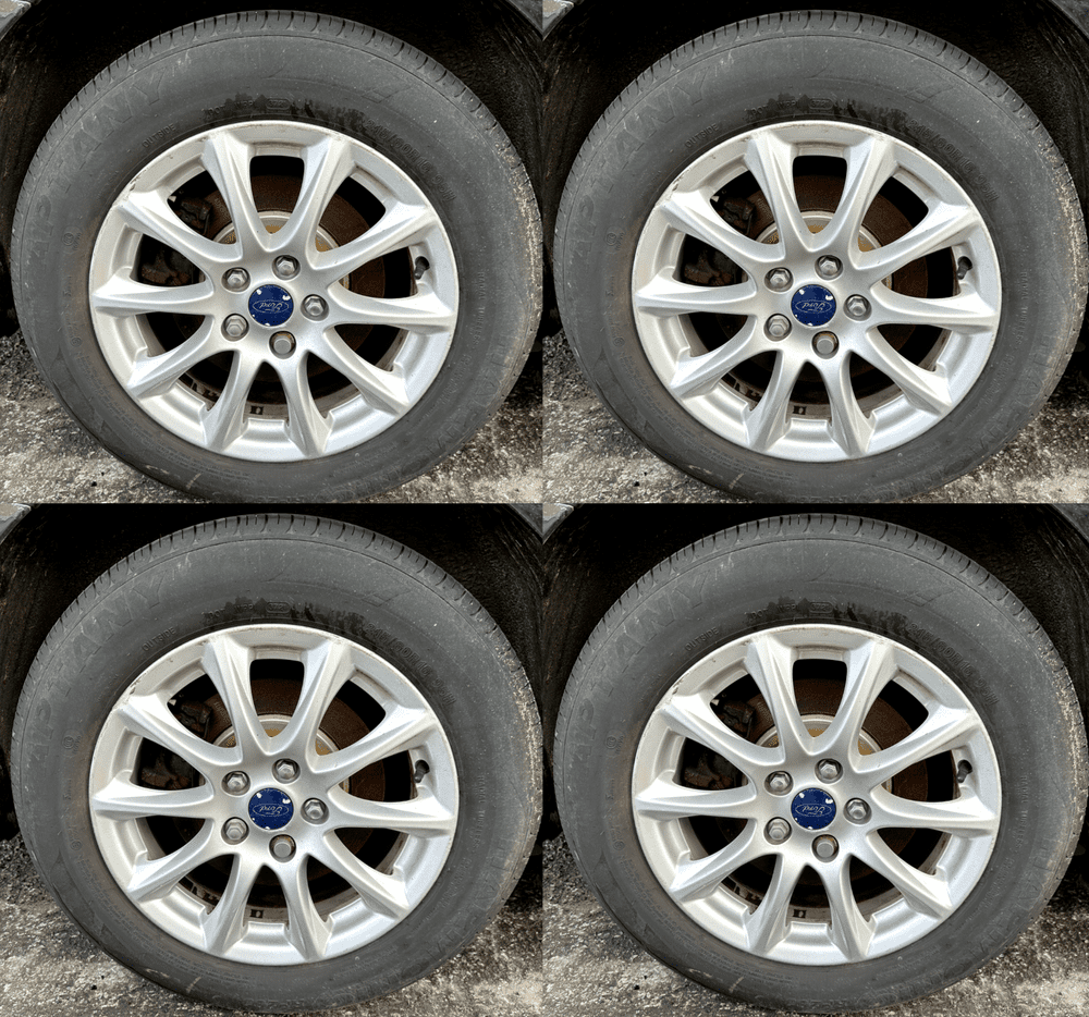 GENUINE FORD GALAXY MK3 10 SPOKE 16 INCH ALLOY WHEEL SET X4 SILVER 2006 ...