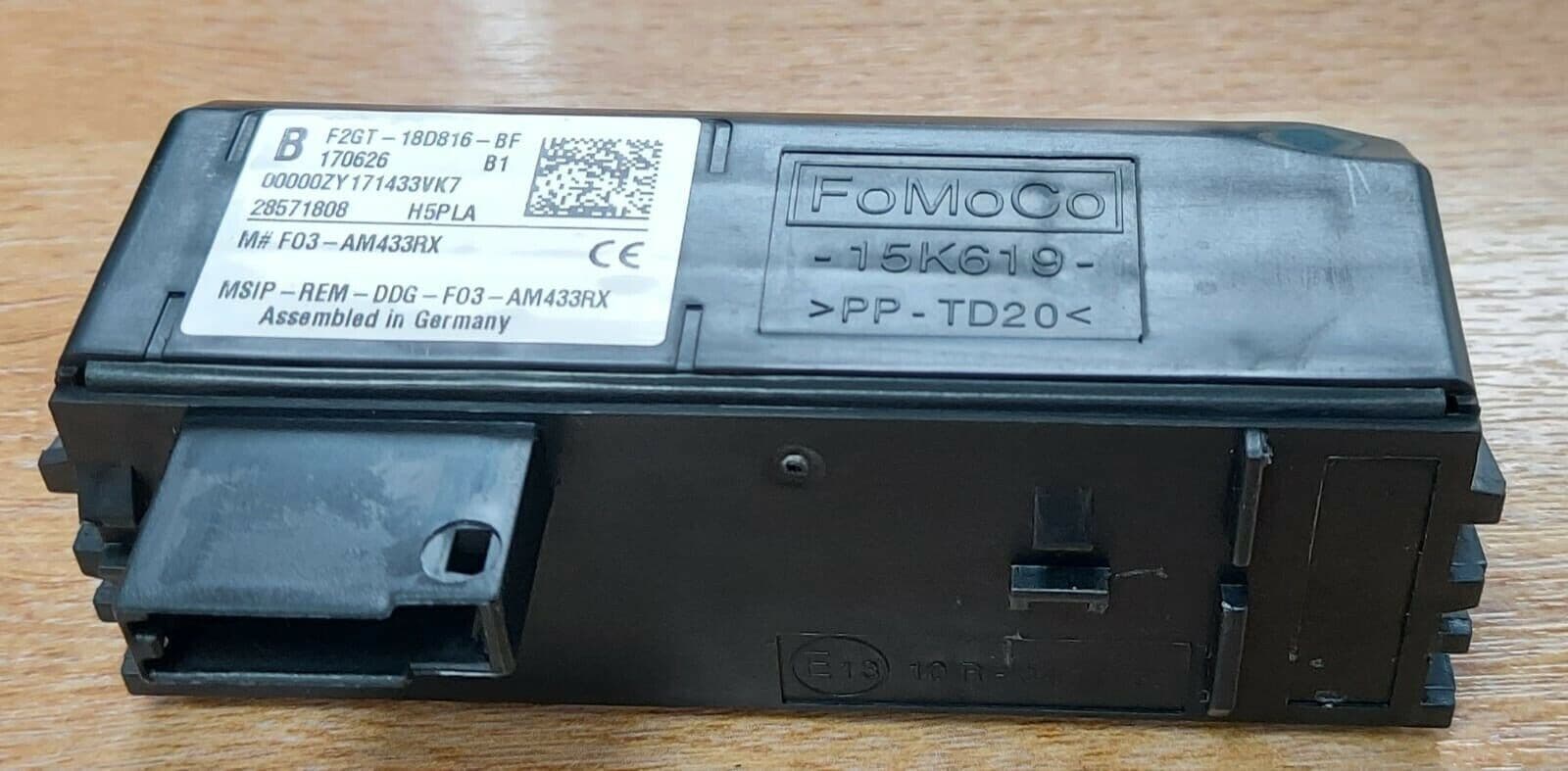 GENUINE FORD GALAXY MK4 KEYLESS ENTRY RECEIVER MODULE F2GT-15K619-BB ...