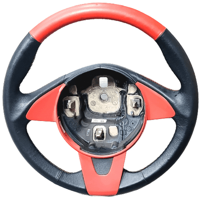 GENUINE FORD KA MK2 3 SPOKE STEERING WHEEL  WITH RED STITCHING  2009-2016