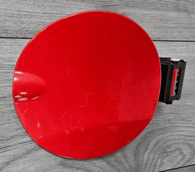 GENUINE FORD KA MK2 PETROL FUEL FILLER FLAP DOOR COVER FLAME RED 2009 - 2016