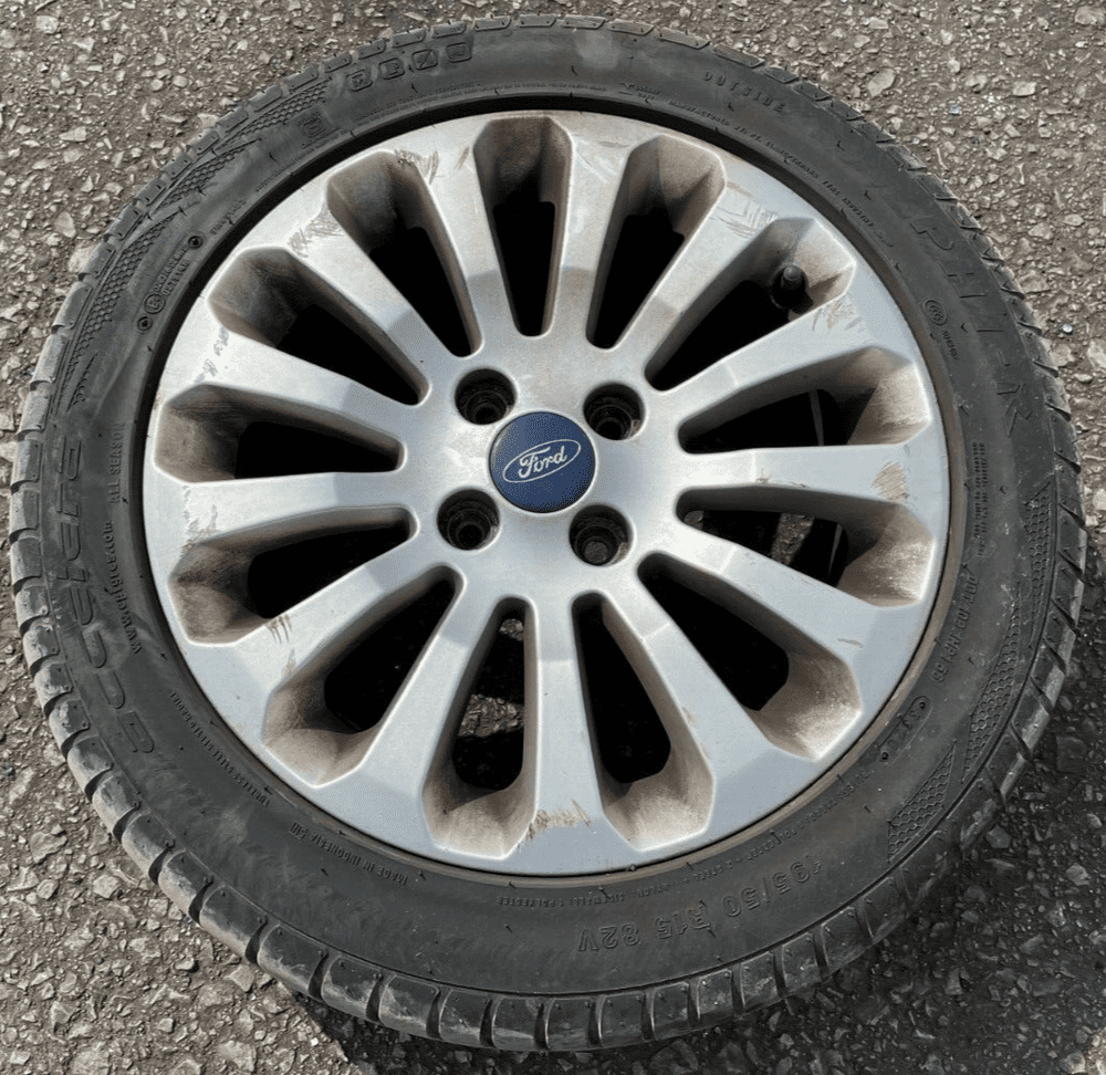 GENUINE FORD KA ZETEC MK2 195/50/15 INCH ALLOY WHEEL 13 SPOKE 2009 - 2016